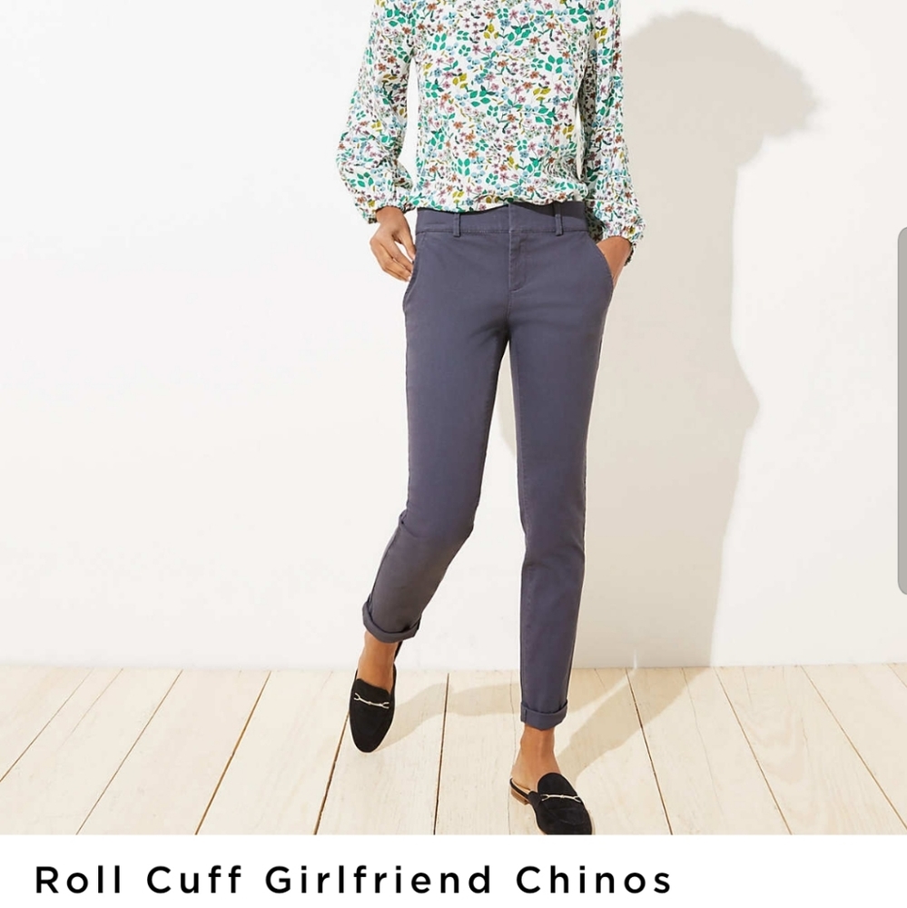 Loft grey chinos